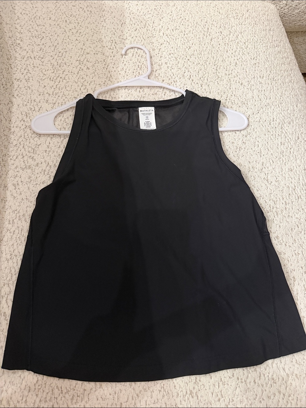 Athleta Black Racerback Performance Tank